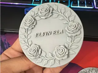 Personalized Rose Fridge Magnet