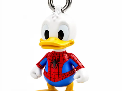 Donald Duck Spider-Man Ring Figure