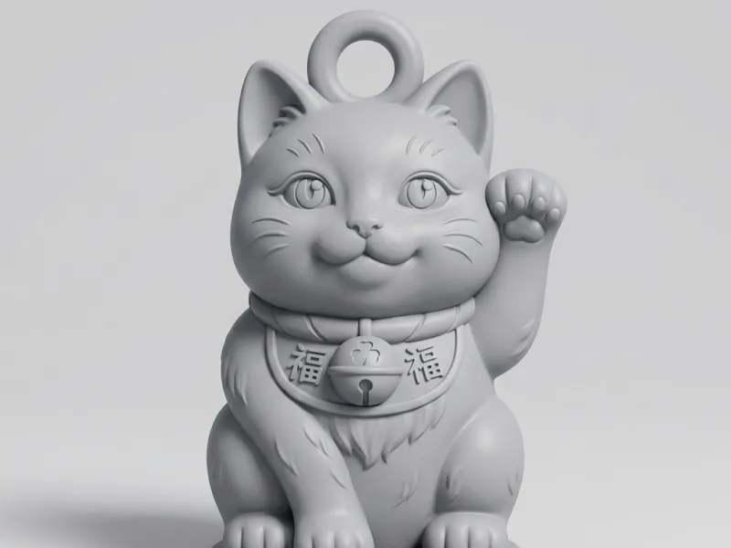 Key Chain design Lucky Cat