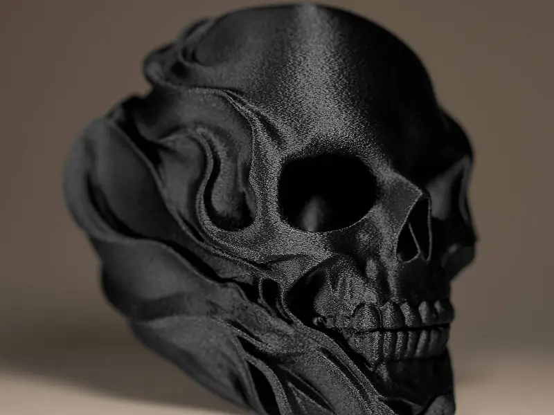 Skull Decor Figurine