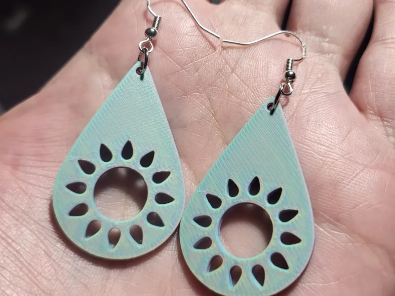 Earrings - 066 - Easy Print - Free