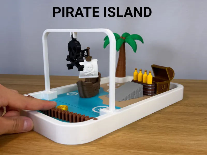 Juego de lanzamiento Isla Pirata