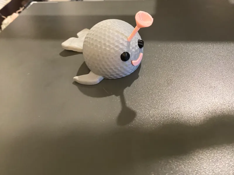 golf ball narwhal