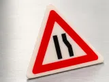 Road Narrowing Sign-0