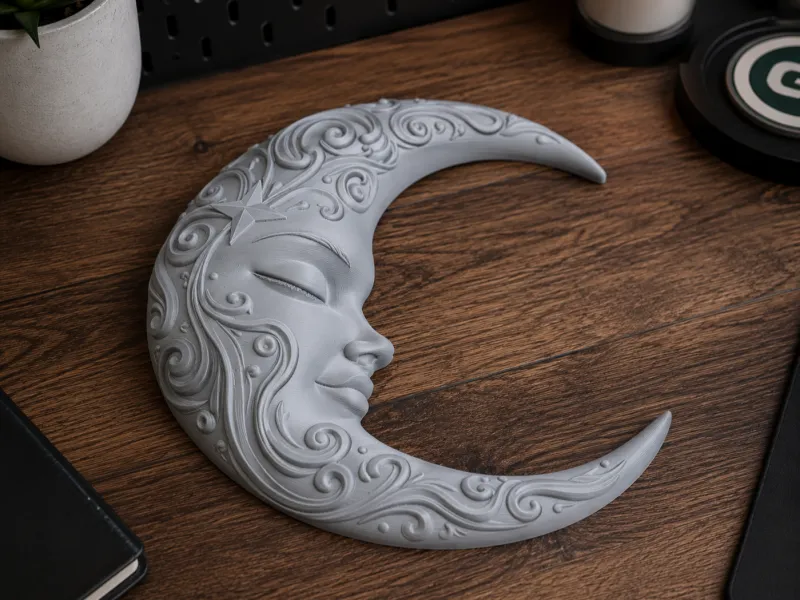 Arte de Parede Lunar Serenidade Celestial