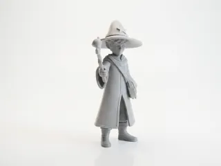 Teen Wizard Figurine Fantasy 3D Printable