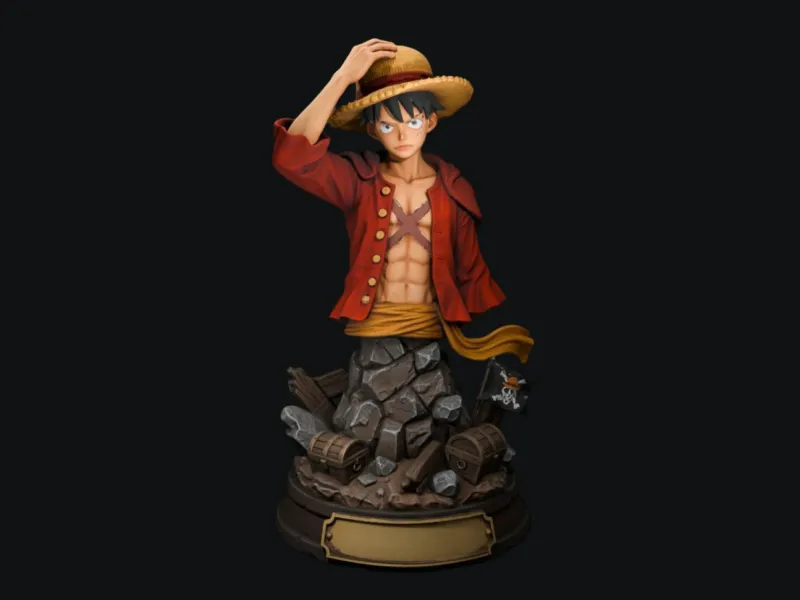 Luffy STL | One Piece Figure | 3D Print Collector Model