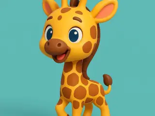 Mini Giraffe Figure