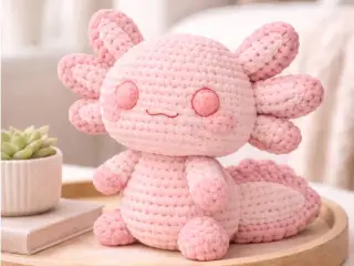 Axolotl Crochete or Amigurumi