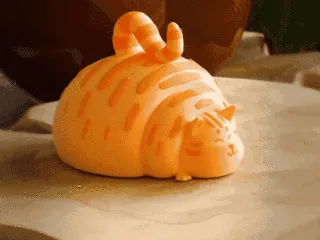 Tabby Cat Loaf Piggy Bank