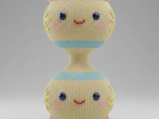 Twin Smiles Knitted Totem – Noah 0x03