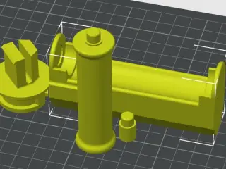 Creality K1 Spool Holder Roller Bearing no Supports