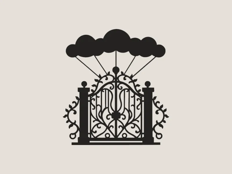 Ascension Day Celestial Gate Wall Art