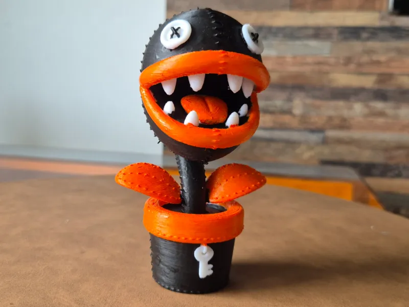 Halloween fleur piranha cute deco