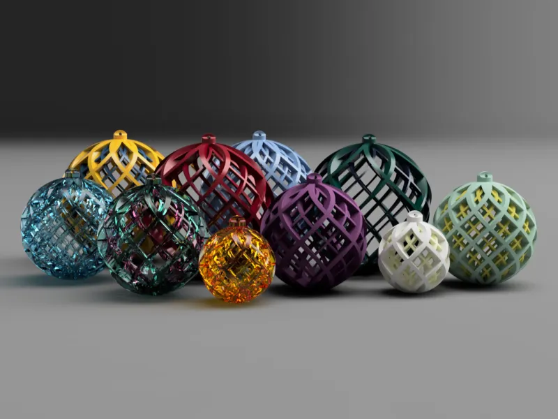 Double-Cross Christmas Ornaments