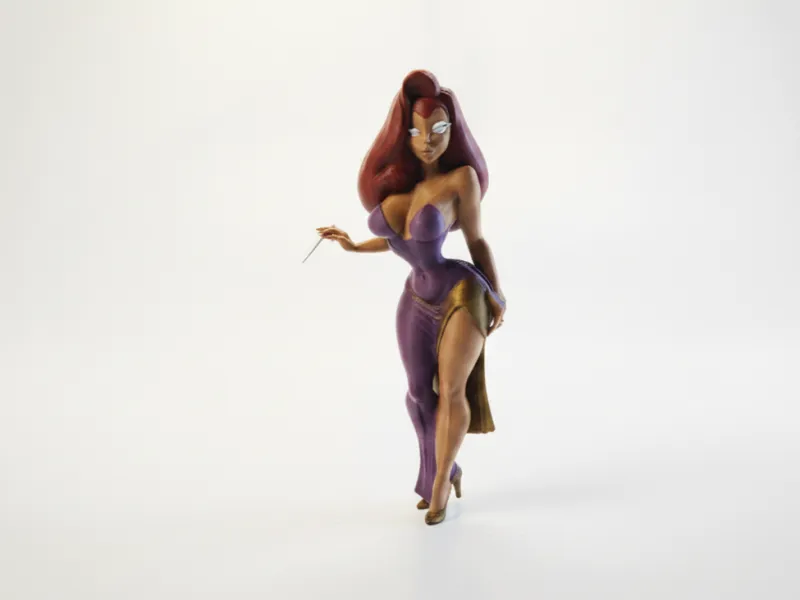 Jessica Rabbit Figurine Cartoon Animation 3D Printable