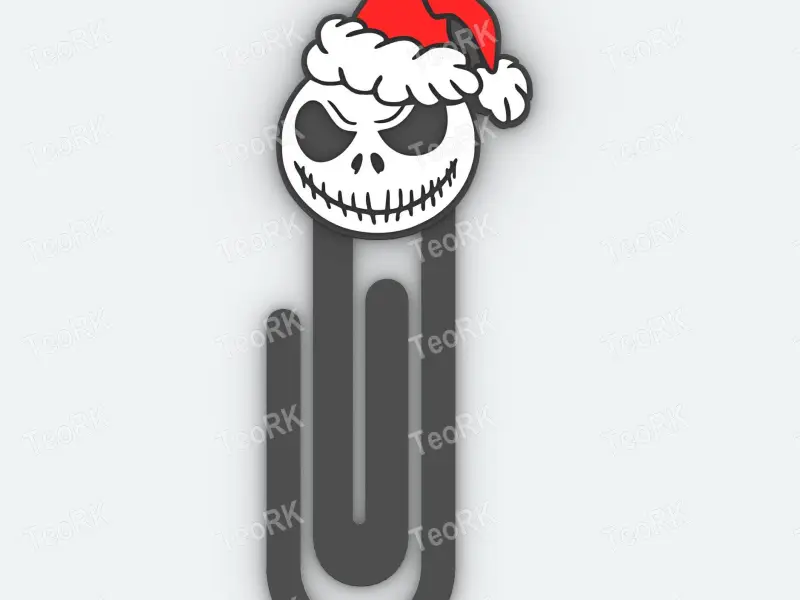 Paperclip JACK SKELLINGTON NAVIDEÑO - bookmark