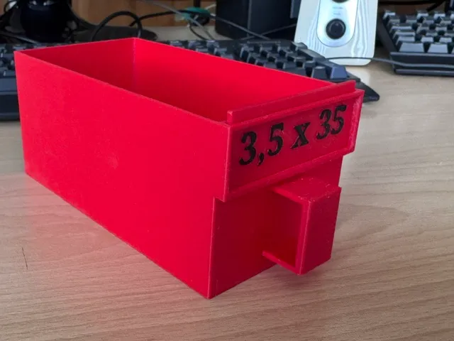 Schrauben Sortierbox Klein passend für IKEA CD-Regal