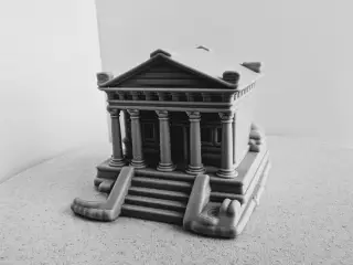 Ancient building miniature 008