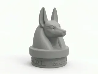 Egyptian Duamutef bust