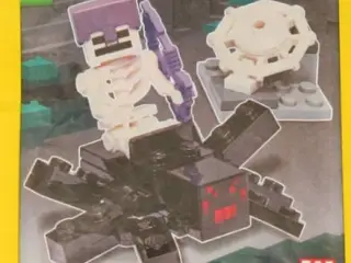 Spider  Jockey paper bag minecraft Lego