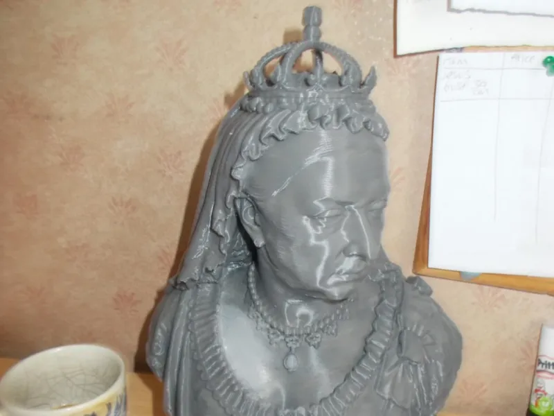 STL-Busto della Regina Vittoria | Scultura Vittoriana