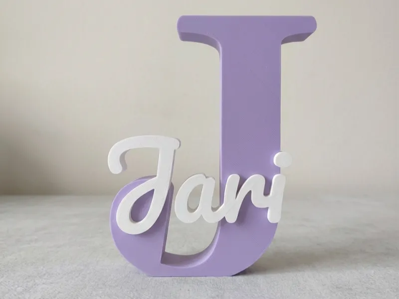 inicial J con nombre Jari