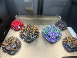 Spikester the Snuggle Hazard Mini - Magnet and Keychain 8mm 