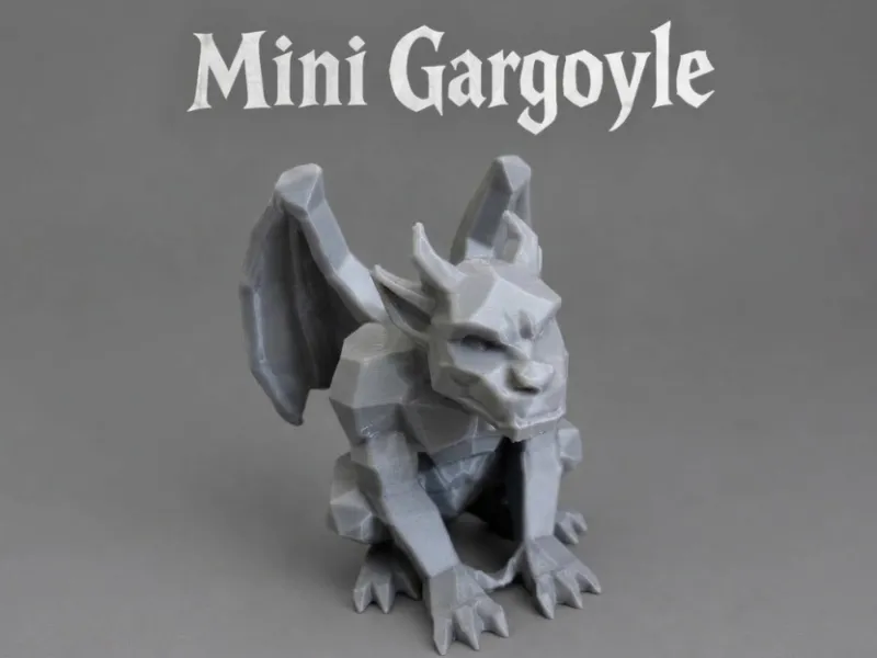Mini Gárgula - Decoração de Halloween