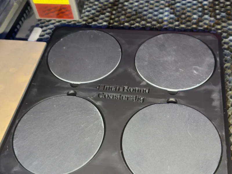 Laser Jig for 4 Inch Round Coaster