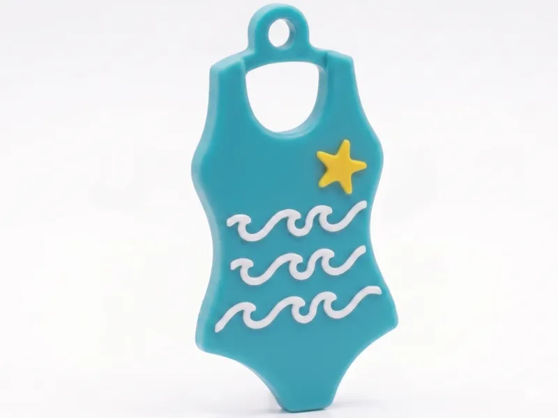 One-piece swimsuit keychain summer collection