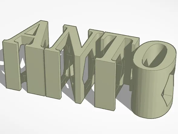 ANTO EN 3D PARA LAPIZ
