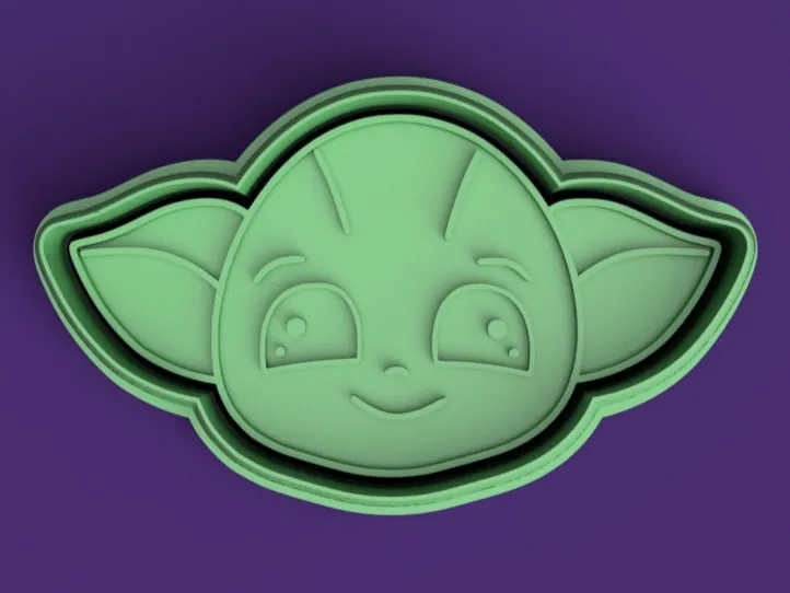 Baby Yoda Grogu Cookie Cutter