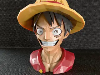 Luffy Bust One Piece Fan Art