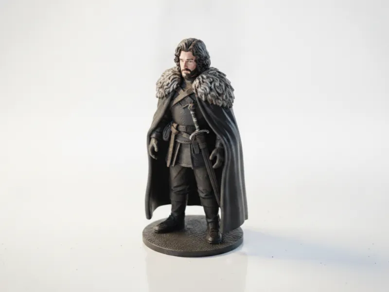 Jon Snow Figurine Game of Thrones 3D Printable