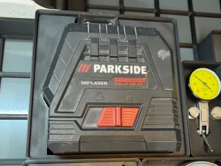 Gridfinity Parkside PKLLP 360 Cross Line Laser Cutout