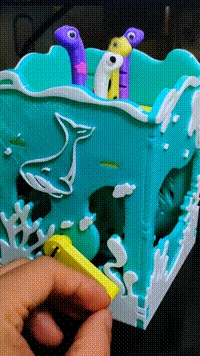 Brinquedo de Montagem de Enguia-de-Jardim Giratória