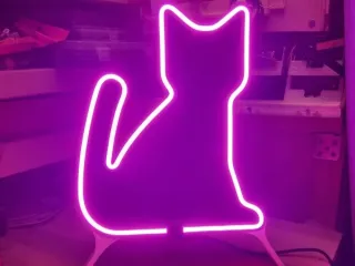 Neon Cat Lamp