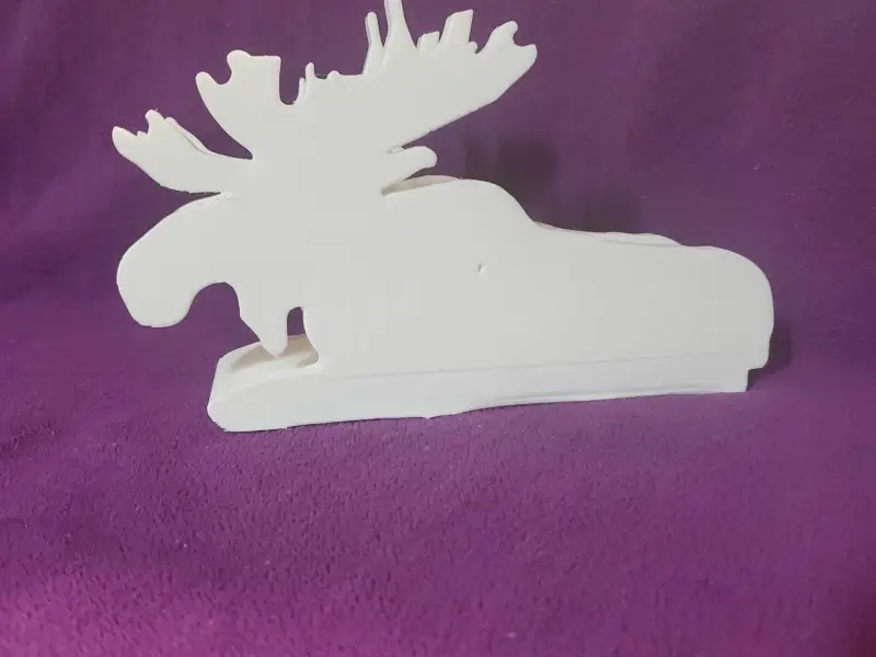 Liegender Elch-Serviettenhalter