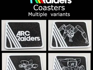 ARC Raiders coasters - multiple variants