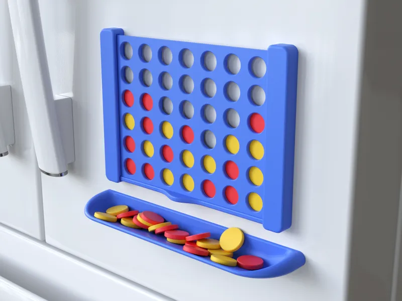 Magnetic Connect Four Board