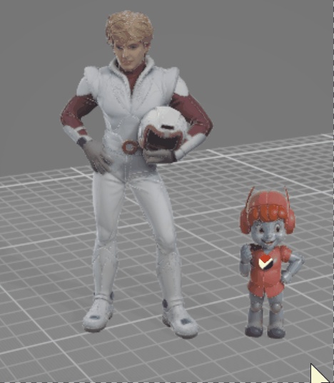 Rob and Ohno from the Mighty Orbots-0