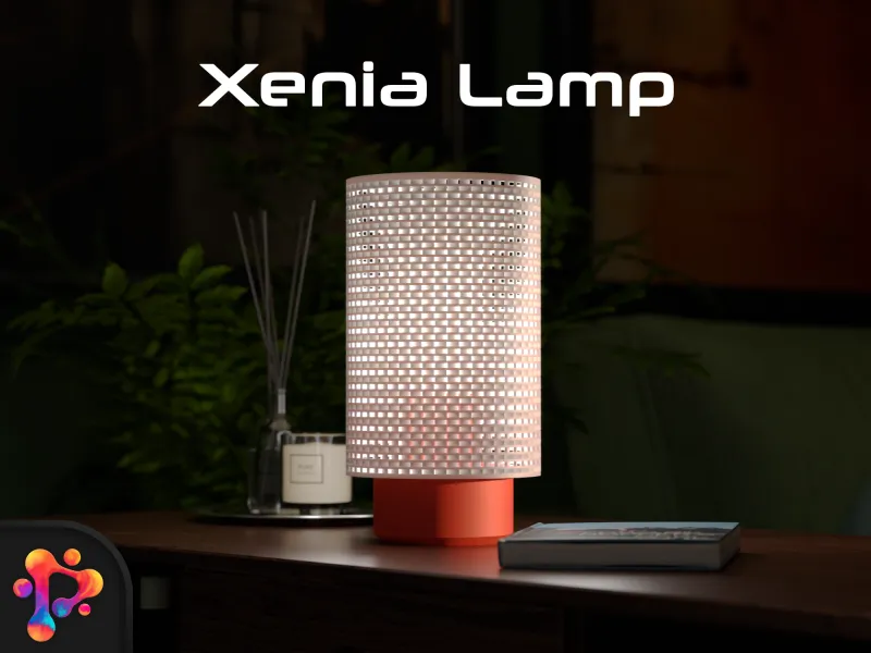 Lâmpada Xenia da Polymeria
