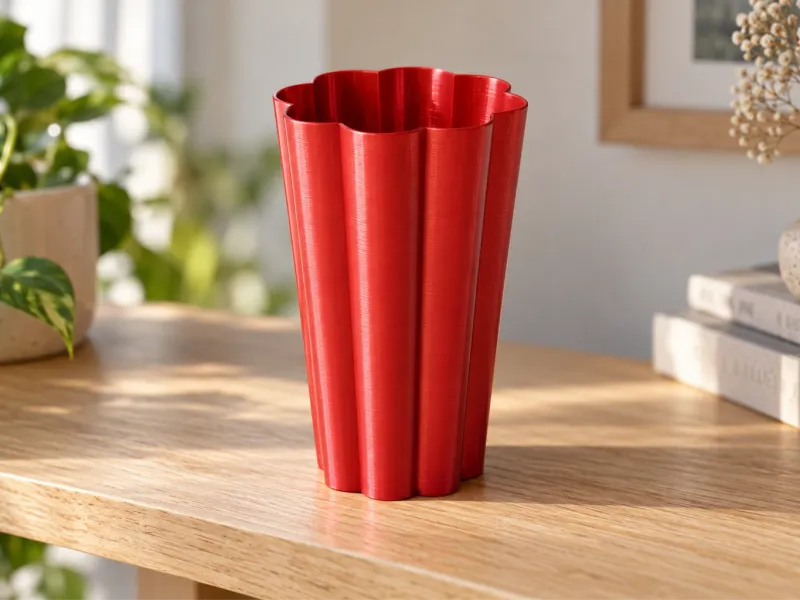 Vase mit ausladendem Blütenrand