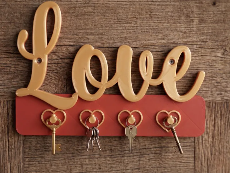 soporte para llaves love