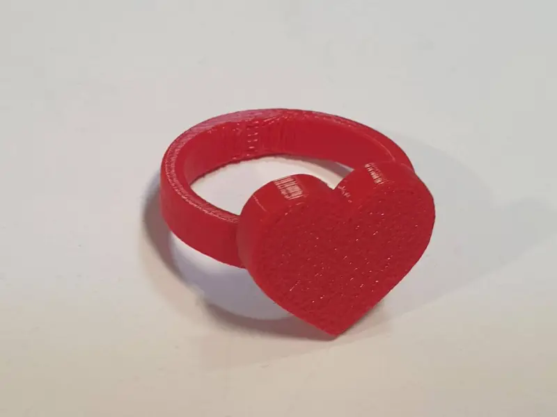 Anillo corazón