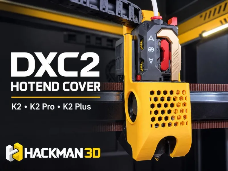DXC2 핫엔드 커버 : K2/K2Pro/K2Plus용 허니컴 디자인