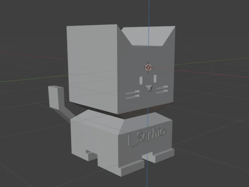 Cat minifigure