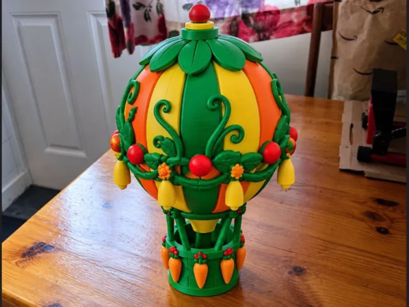 El Súper Globo de Verduras Excéntrico