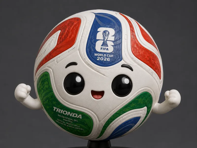 Kawaii 2026 Soccer Ball – Cute Collectible STL | 3D Printabl
